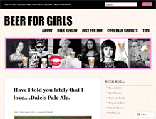 Tablet Screenshot of beerforgirls.wordpress.com