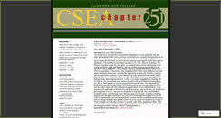 Desktop Screenshot of csea251.wordpress.com