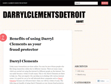 Tablet Screenshot of darrylclementsdetroit.wordpress.com