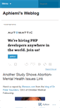 Mobile Screenshot of aphiemi.wordpress.com