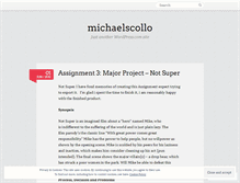 Tablet Screenshot of michaelscollo.wordpress.com