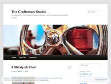 Tablet Screenshot of craftsmanstudio.wordpress.com