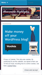 Mobile Screenshot of mercantilehighlights.wordpress.com