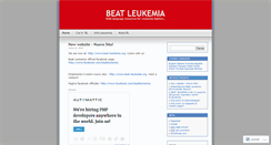 Desktop Screenshot of beatleukemiaita.wordpress.com