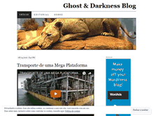 Tablet Screenshot of ghostanddarkness.wordpress.com