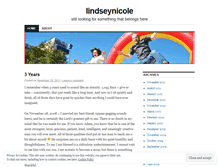 Tablet Screenshot of lindseynicole.wordpress.com