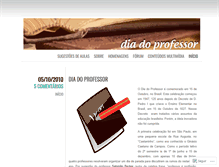 Tablet Screenshot of diadoprofessorportal.wordpress.com