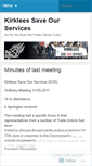 Mobile Screenshot of kirkleessos.wordpress.com