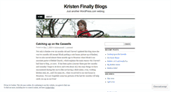 Desktop Screenshot of kristenfinallyblogs.wordpress.com