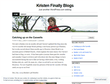 Tablet Screenshot of kristenfinallyblogs.wordpress.com