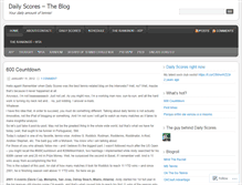 Tablet Screenshot of dailyscores.wordpress.com