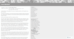 Desktop Screenshot of caramitchell.wordpress.com