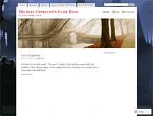 Tablet Screenshot of mcipriano.wordpress.com