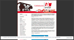 Desktop Screenshot of galdakaokoaralar.wordpress.com