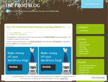 Tablet Screenshot of pinkletinkbaby.wordpress.com