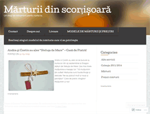 Tablet Screenshot of marturiiscortisoara.wordpress.com