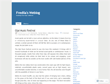 Tablet Screenshot of fredila.wordpress.com