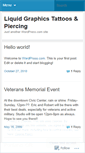 Mobile Screenshot of lgtattoos.wordpress.com