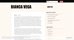 Desktop Screenshot of biancacvega.wordpress.com