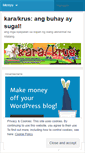 Mobile Screenshot of karakrus.wordpress.com