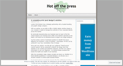 Desktop Screenshot of londonprintbrokers.wordpress.com