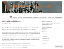 Tablet Screenshot of hitandrunfilms.wordpress.com