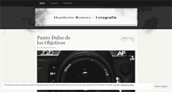 Desktop Screenshot of fotoromero.wordpress.com