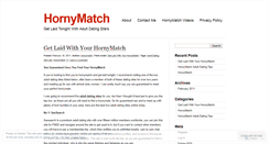 Desktop Screenshot of hornymatch.wordpress.com