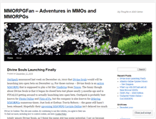 Tablet Screenshot of mmorpgfan.wordpress.com
