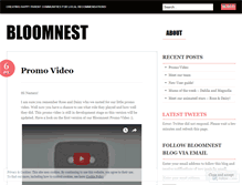 Tablet Screenshot of bloomnest.wordpress.com