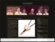 Tablet Screenshot of newbootsandpanties.wordpress.com