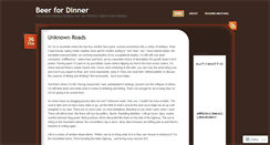 Desktop Screenshot of beerfordinner.wordpress.com
