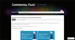 Desktop Screenshot of confidentialfiles.wordpress.com