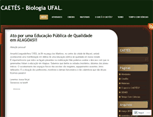 Tablet Screenshot of caetesufal.wordpress.com