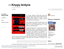 Tablet Screenshot of lentyna.wordpress.com