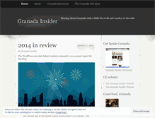 Tablet Screenshot of granadainsider.wordpress.com