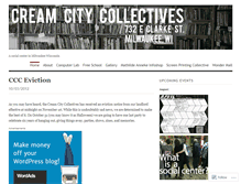 Tablet Screenshot of creamcitycollectives.wordpress.com