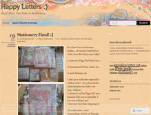 Tablet Screenshot of happyletters.wordpress.com