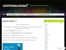 Tablet Screenshot of centennialroom7.wordpress.com