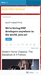 Mobile Screenshot of antifilmschoolsite.wordpress.com
