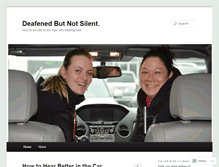Tablet Screenshot of deafenedbutnotsilent.wordpress.com