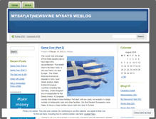 Tablet Screenshot of mysays.wordpress.com