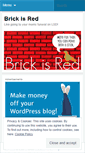 Mobile Screenshot of brickisred.wordpress.com