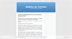 Desktop Screenshot of modelosdecontrato.wordpress.com