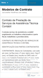 Mobile Screenshot of modelosdecontrato.wordpress.com