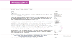 Desktop Screenshot of exvirgin.wordpress.com
