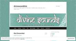 Desktop Screenshot of divinesoundhire.wordpress.com