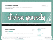 Tablet Screenshot of divinesoundhire.wordpress.com
