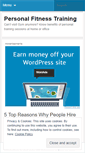 Mobile Screenshot of personalfitnesstraininguk.wordpress.com
