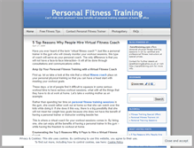 Tablet Screenshot of personalfitnesstraininguk.wordpress.com